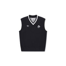 Men Bucket WAACY V-neck Knit Vest_WMWAA24601BKX