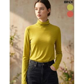 모달 스판 하이넥 티셔츠_P391027940