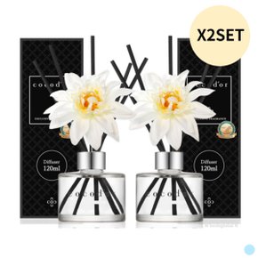 코코도르 퓨어코튼 선물용 다알리아 디퓨저 120ml X4