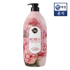 애경 샤워메이트 핑크 플라워 퍼퓸 바디워시 900g x 1개