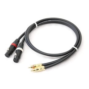 MOGAMI 2497 XLR 여성 - RCA 2개 페어 변환 케이블 모가미의 명품 (1.5m)