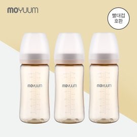 모윰 PPSU 노꼭지 올인원 젖병 270ml 트리플팩 (빨대컵 호환)