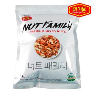  머거본 너트패밀리 1kg 5봉 1박스