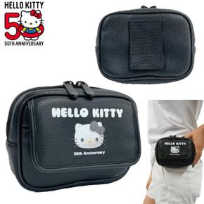 3219924 HELLO KITTY 헬로 키티 50주년 벨트 파우치 SR1426BK-9 50th Anni TA3265407