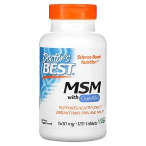 Doctor`s Best 닥터스베스트 식이유황 OptiMSM 1500mg 120정