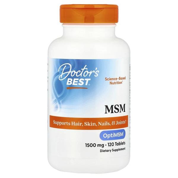 해외배송 Doctor`s Best 닥터스베스트 식이유황 OptiMSM 1500mg 120정