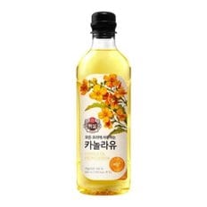 백설 카놀라유 900ml x 4개