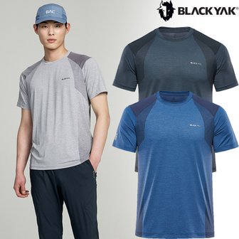 블랙야크 M호아킨2티셔츠S1-22년 신상품  남성 여름 반팔 냉감 라운드넥 티셔츠-1BYTSM2007