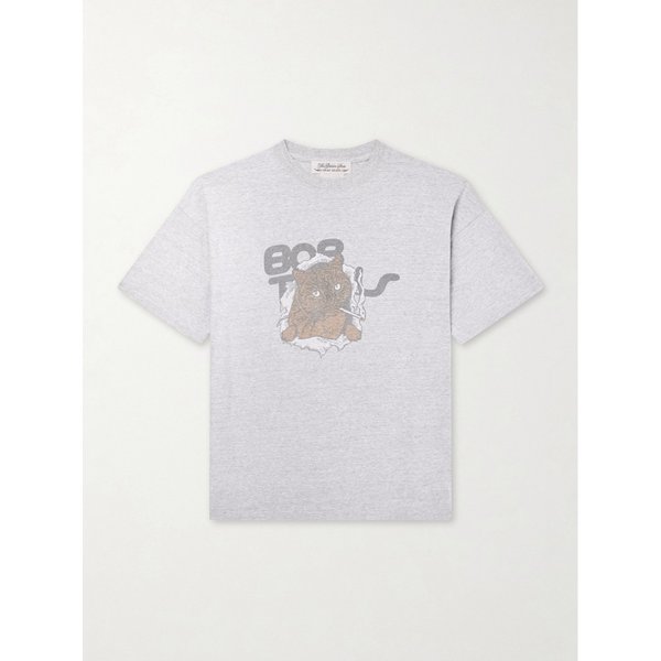 레미 릴리프 밥 프린트 코튼 저지 티셔츠 46376663163074110