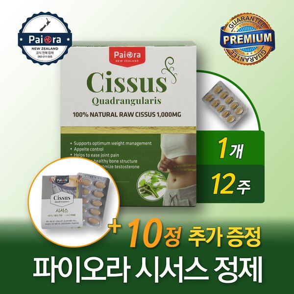 시서스 시저스 추출물 1000mg 90정+추가증정