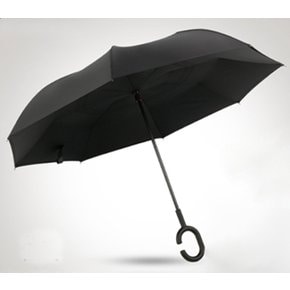 [1+1] 하루굿즈 거꾸로 우산 장우산 블랙