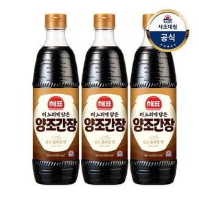 더느리게담은 양조간장 840ml 3개