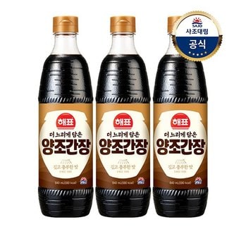 대림선 더느리게담은 양조간장 840ml 3개