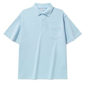 다잉 폴로 티셔츠 Blue CO2502ST04BL