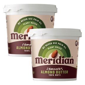 Meridian 영국 메리디안 스무스 아몬드버터 아몬드잼 1kg 2팩