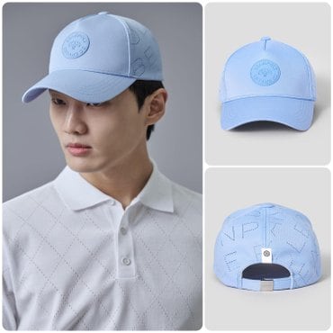 빈폴골프 SS25 남성 폴리트윌 볼캡 - 스카이 블루 (BE538BB05Q)
