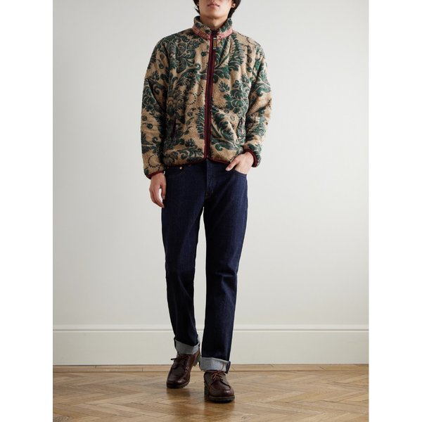 다마스크 프린트 플리스 재킷 46376663162925188
