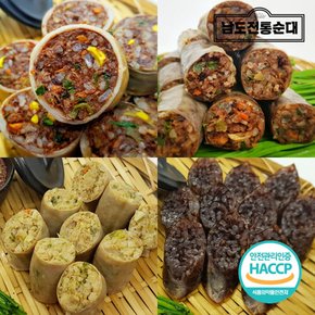 [남도전통순대] 전통모듬순대(암뽕순대 300g+토종순대 1kg+야채순대 1kg +찰순대 1kg)