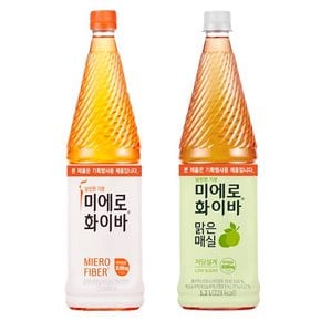 미에로화이바 1.2L X 2개 + 맑은매실 1.2L X 2개(총4개) 식이섬유음료 매실음료