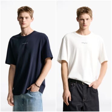 타미진스 공용 프론트 로고 티셔츠 T32F6TTO02TML1 TOMMY JEANS