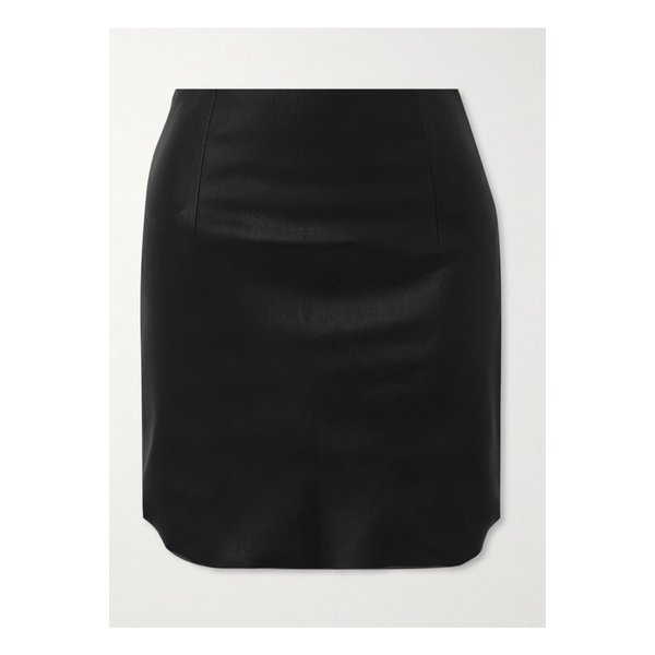 스툴즈 스트레치 가죽 미니 스커트 블랙 1647597359011508