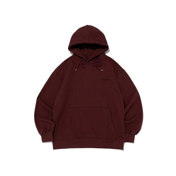 ESSENTIAL LOGO OVER HOOD T-SHIRT (BURGUNDY)