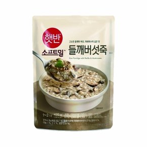 CJ 비비고 소프트밀 들깨버섯죽 420g 7개