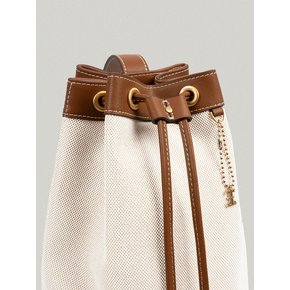 VASE BACKPACK-CANVAS (BROWN)