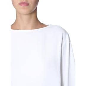 FW19 ALBERTA FERRETTI Short Sleeve Shirts OVERSIZE FIT BLOUSE WHITE 0210/_66180002