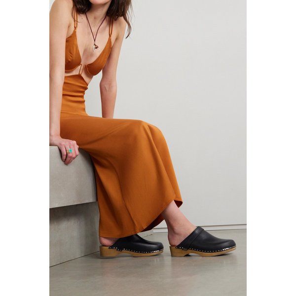 탈리 스터드 가죽 클로그 33258524072463355