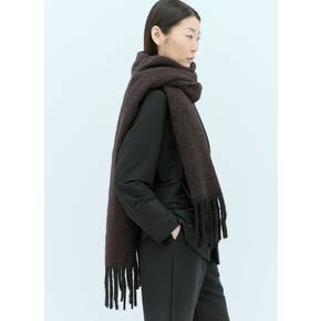 [해외배송] 24 S/S IM38AD105 45-DARK BROWN 이세이 미야케 알파카 프린지 스카프 B0111056343