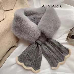 ATMARK 퍼물결고리머플러_AA59MF010G
