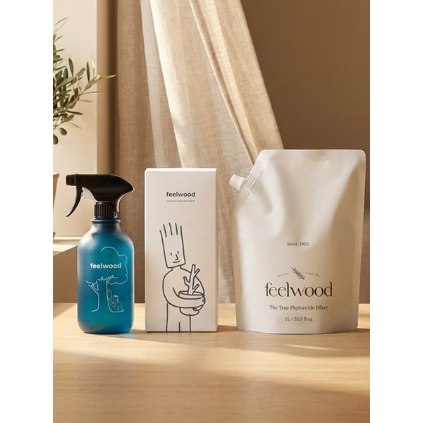 피톤치드 편백수 스프레이 500ml + 1L 세트