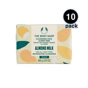 THE BODY SHOP 더바디샵 아몬드 밀크 비누 100g 10개