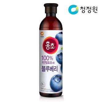  청정원 홍초v+ 블루베리 900ml x12개