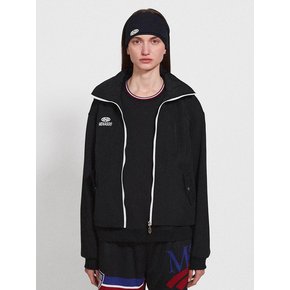 Highneck Hood Vest_Black