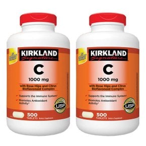 Kirkland 비타민 C 1000mg 1+1 총1000정