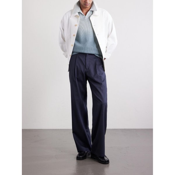 미스터 피 오픈 칼라 코튼 폴로 티셔츠 46376663163009694