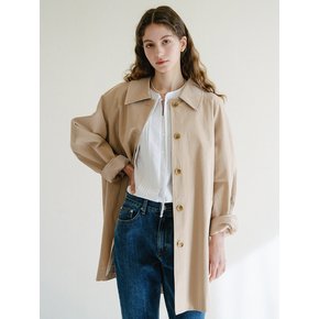 Kayla Trench Half Coat_Beige