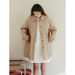 Kayla Trench Half Coat_Beige