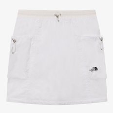 [노스페이스 공식] NK6NR35J 화이트라벨 여성 쉘던 미니 스커트_WHITE