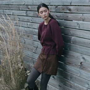 [26 F/W] 라운드넥 벨티드 가디건 ITQBZCD490