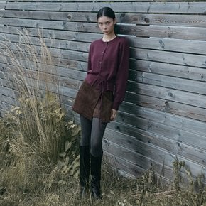 [26 F/W] 라운드넥 벨티드 가디건 ITQBZCD490