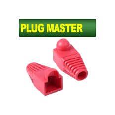 [NM-SR001R(낱개)] PLUG MASTER NM-SR001R RJ-45 통부트(6Ø/레드/낱개)