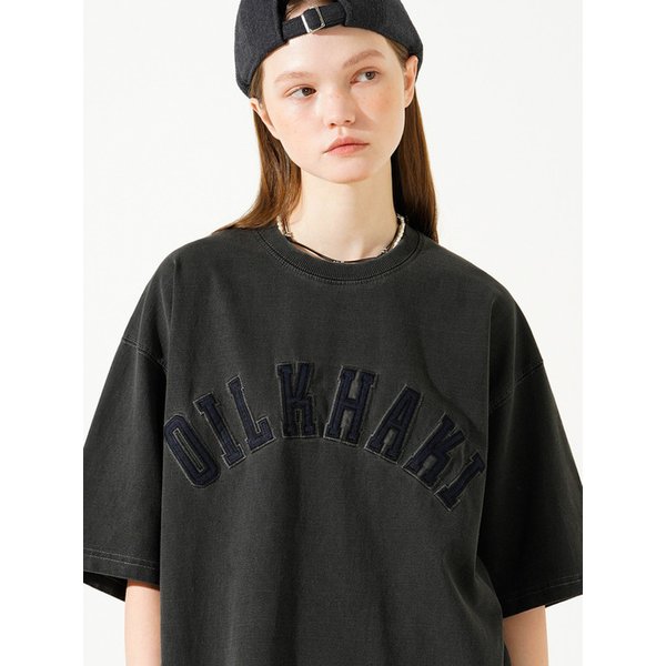 오일카키 피그먼트 반팔 다크그레이 SMST4634