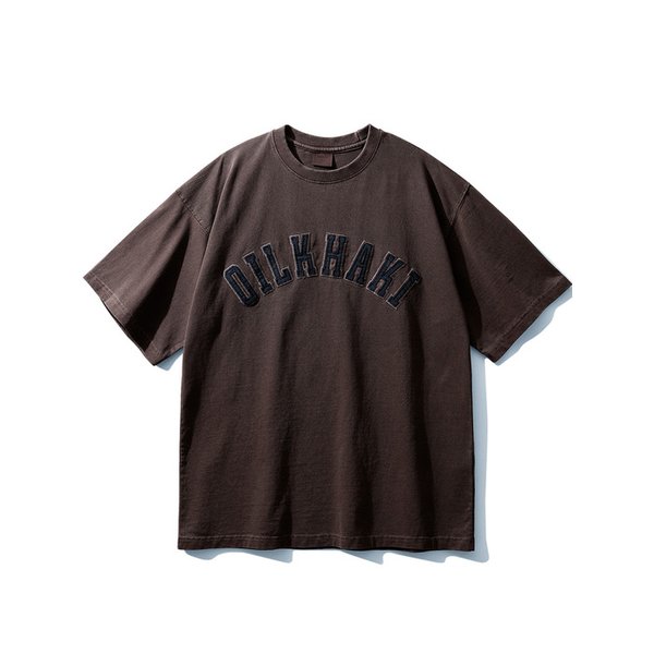 오일카키 피그먼트 반팔 다크그레이 SMST4634