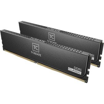  미국 팀그룹 램 DDR5 TEAMGROUP TCreate Classic 10L 32GB Kit 2 x 16GB 6000MHz PC548000 CL48