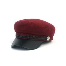 Wool Punk Red Marine Cap 마린캡