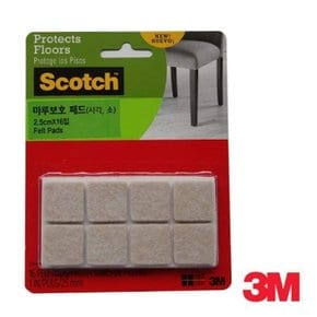 3M 스카치 마루보호 패드(사각, 소) SP844