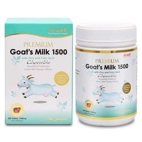 산양유 츄어블 300정 뉴질랜드 단백질 파우더 고트 밀크 산양 우유 칼슘 어린이 성인 영양제